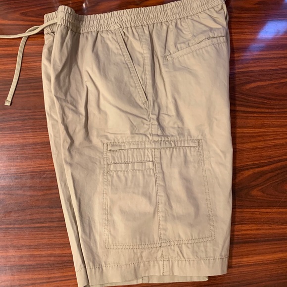 lee dungarees elastic waist shorts